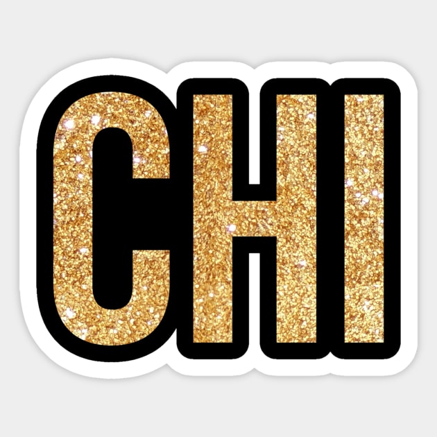 Gold Chi Sticker by lolosenese